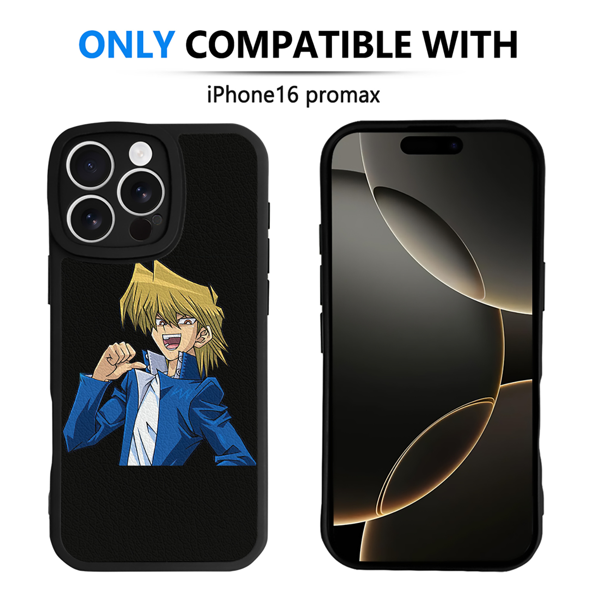 遊☆戯☆王 Yu-Gi-Oh! 【iPhone 16シリーズ対応】シリコンスマホケース（レザー調） 材質：シリコン